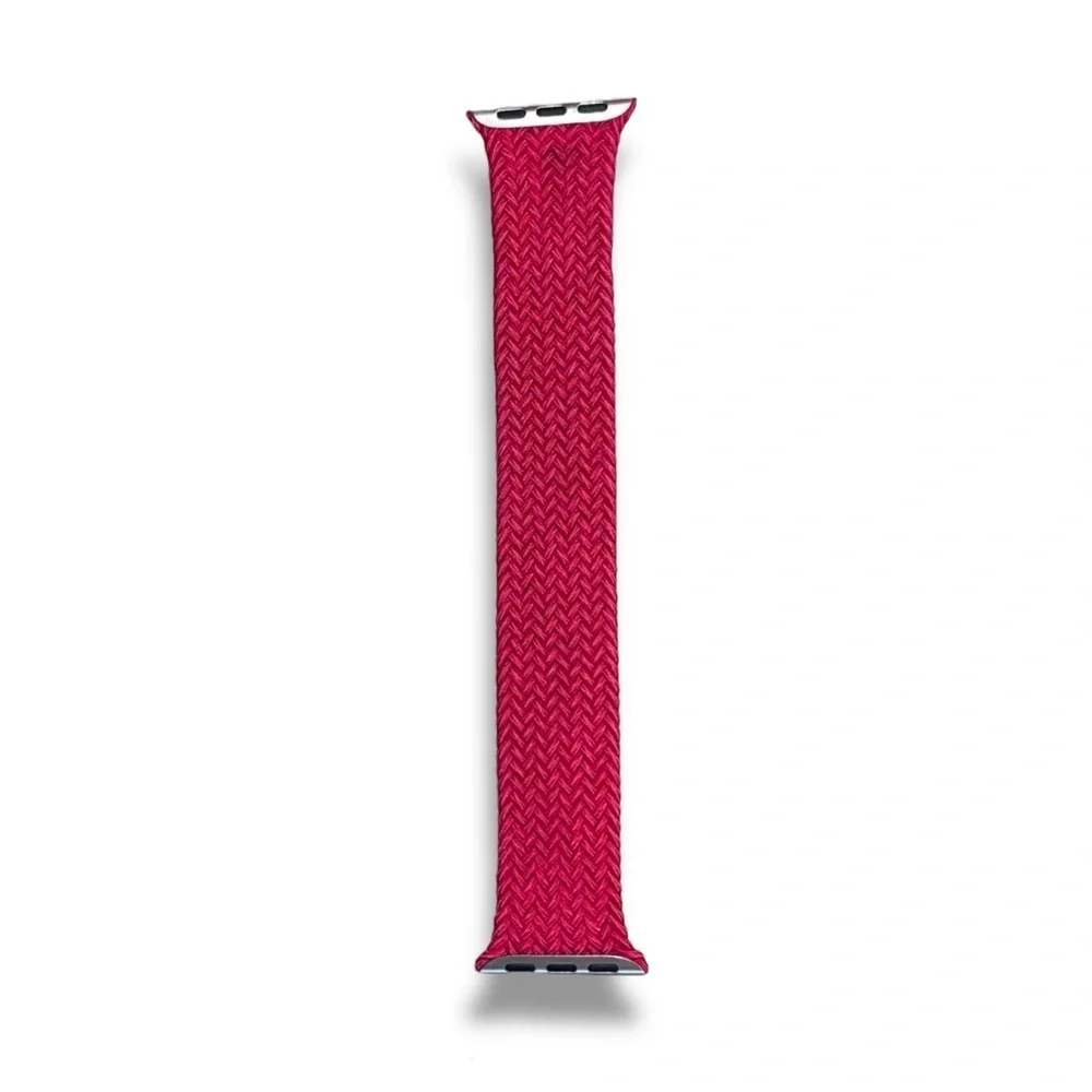 41mm Rasberry Braided Solo Loop - Size 8